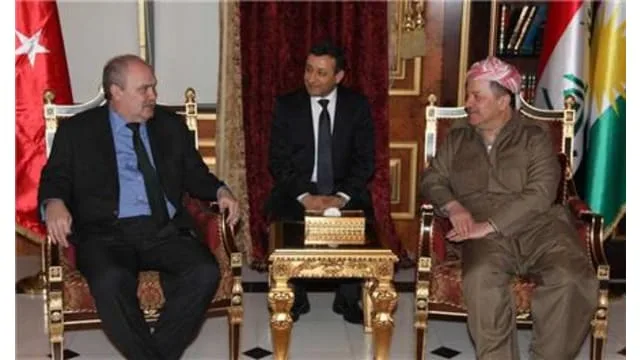 رئيس إقليم كوردستان يستقبل نائب وزير الخارجية التركي والوفد المرافق له