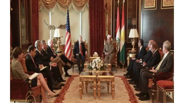President Barzani meets US Senators McCain, Lieberman and Graham