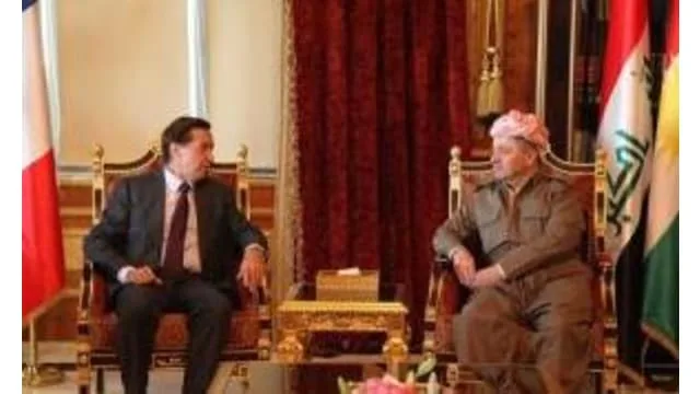 استقبل السيد مسعود بارزاني رئيس اقليم كوردستان اليوم الاربعاء  في صلاح الدين السيد  دوني كوير السفير الفرنسي في العراق والوفد المرافق