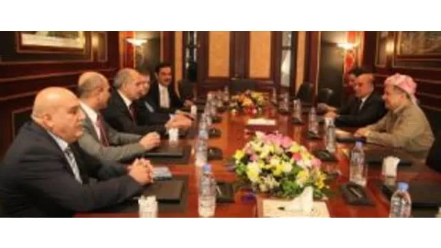 president Barzani meets KRG delegation to Baghdad