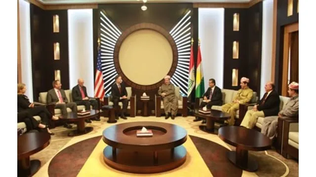 President Barzani receives U.S. Ambassador to Iraq and his accompanying delegation