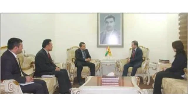Political official of the European Union in Iraq Visit the foreign relations Office of of the Kurdistan Democratic Party