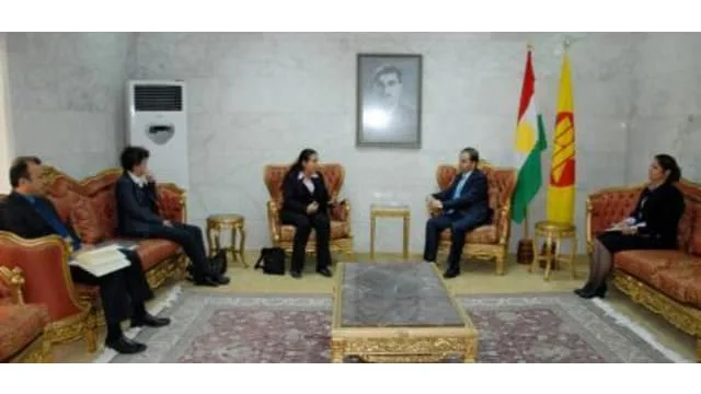 Hemin Hawrami meets delegation of the International Committee of the Red Cross