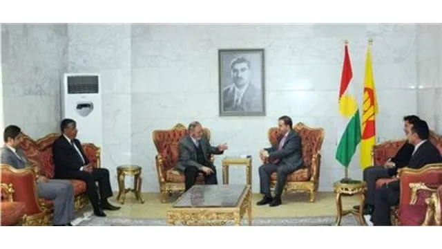 Head of KDP Foreign Relations receives Romanian Ambassador to Iraq
