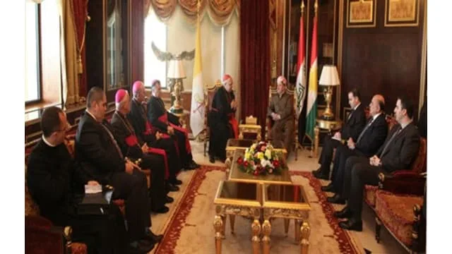 President of the Kurdistan Region receives Head of Middle East Churches at the Vatican