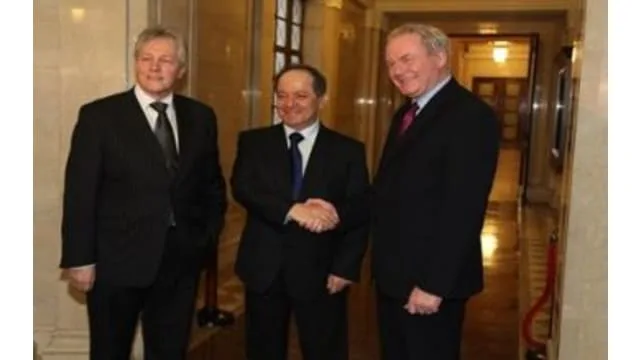 President Barzani arrives in Northern Ireland