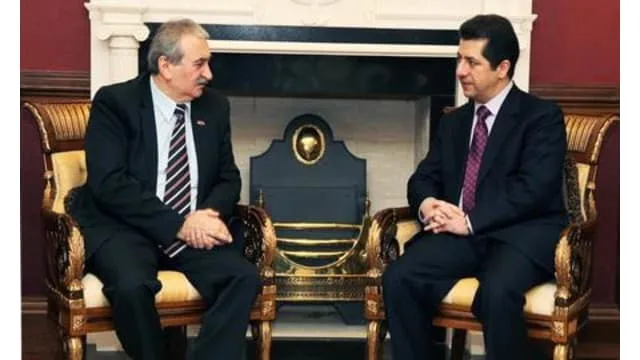 The Chancellor of Kurdistan Region Security Council Masrour Barzani receives Serbia Ambassador to Iraq Radisiv Petrovaj