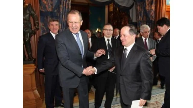 President Barzani meets Russia's Foreign Minister Lavrov