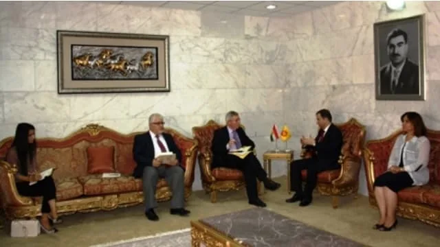 الوضع السياسي في كوردستان محور اللقاء بين القنصل العام البريطاني  و مسؤول العلاقات الخارجية للحزب الديمقراطي الكوردستاني