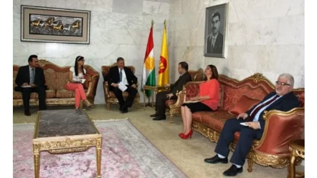 Hawrami talks Kurdish National Congress with French Consul-General in Kurdistan