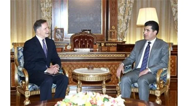 Barzani and US ambassador to Iraq discuss Kurdistan situation