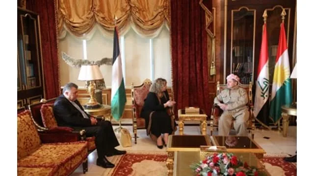 President Barzani emphasised the importance of historical relations between Kurdistan and Palestine