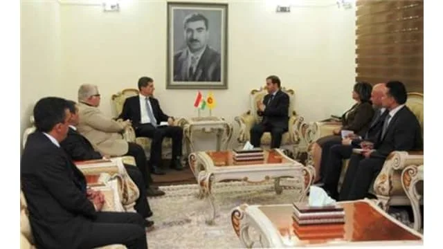 Hawrami and head of UNAMI office in Erbil exchange views on political situation in Kurdistan