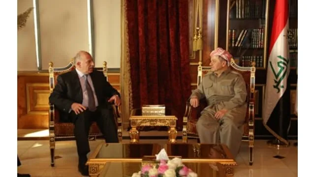Barzani holds Iraqi crisis talks with al-Nujaifi