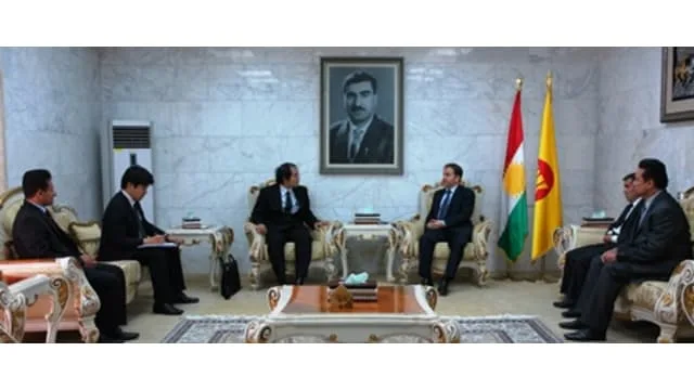 Hawrami receives delegation from Japanese embassy in Iraq  for talks on political process in Kurdistan