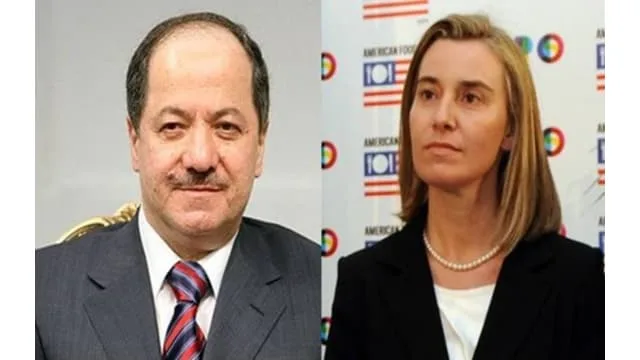 President Barzani in telephone conversation with Italian Foreign Minister