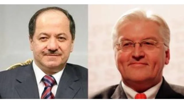 German foreign minister praises Peshmerga in telephone call with President Barzani
