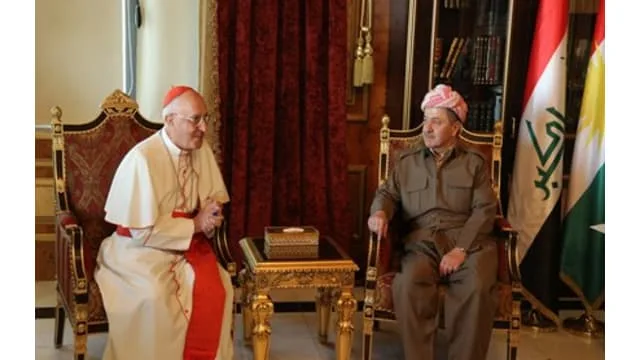 President of Kurdistan Region meets with Pope Francis’ special emissary
