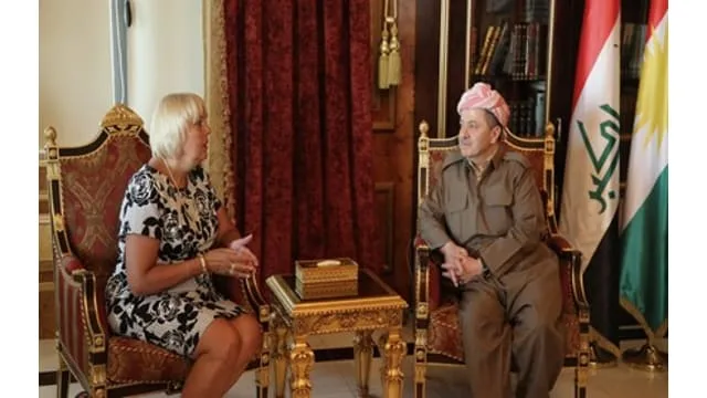 President Barzani receives deputy speaker of German parliament