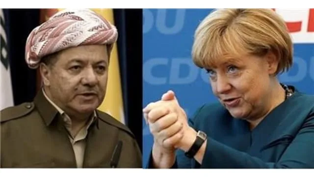 Merkel expresses support for President Barzani and Kurdistan
