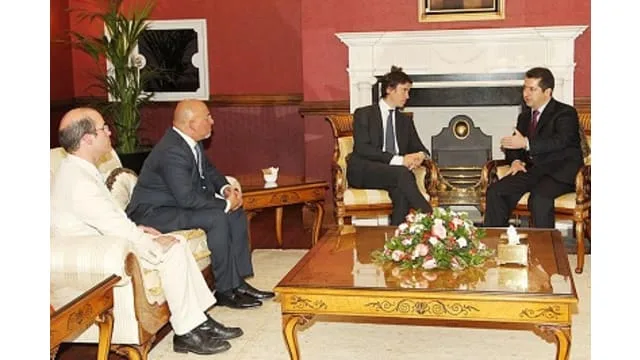 The Chancellor of Kurdistan Region Security Council receives British Parliamentary delegation