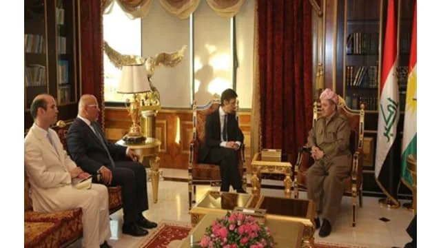 President Barzani receives British Parliamentary delegation for talks on crisis in northern Iraq