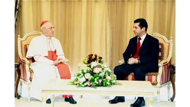 Masrour Barzani to the representative of Pope: Christian presence in Kurdistan is very important to us