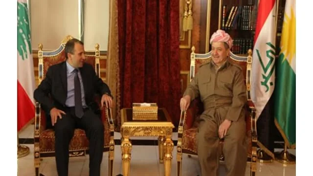 President Barzani receives Lebanese minister of foreign affairs for talks on the latest security developments in Kurdistan