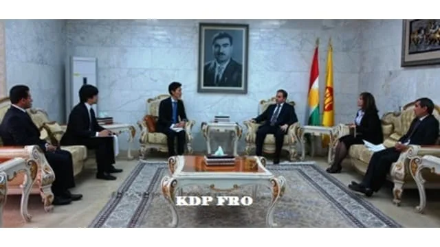 Hawrami thanks Japanese delegation on behalf of KDP