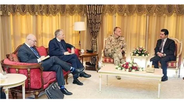 مسرور بارزاني إن بغداد لم تؤدي واجباتها تجاه البيشمركة فحسب، بل تقف حجرة عثرة في طريق وصول المساعدات الخارجية اليها، وهذا خرق دستوري آخرٍ فاضح
