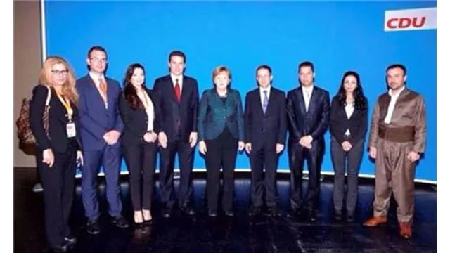 KDP delegation attend German Christian Democratic Union party in Cologne