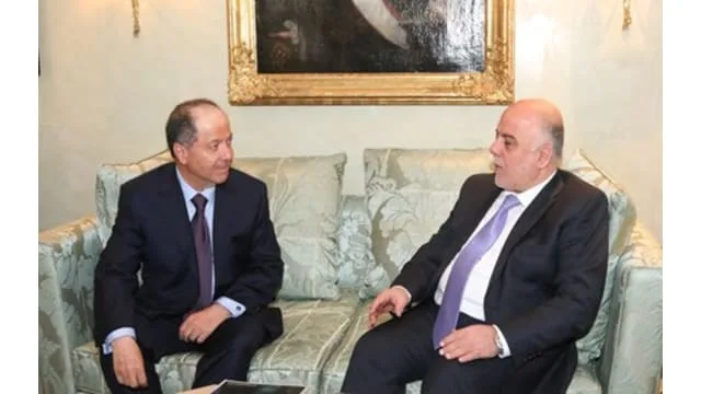 Barzani and Abbadi in strategical talks over Iraq