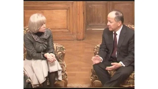 بارزاني يجتمع مع رئيسة لجنة الشؤون الخارجية في الجمعية الوطنية الفرنسي