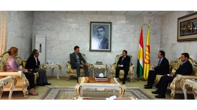 Head of KDP FRO receives Swedish Folke Bernadotte Academy  delegation