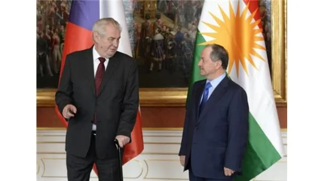 Zeman thanks Kurdish head for fight against IS offers Czech help