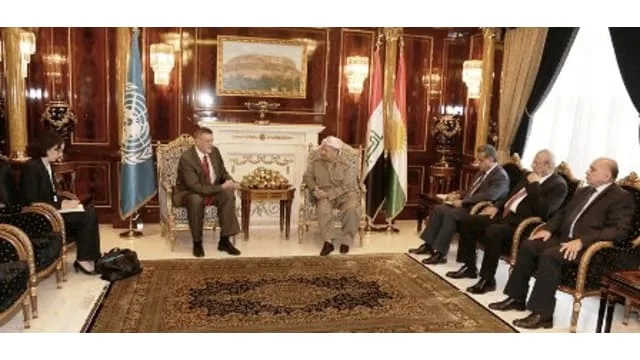 President Barzani receives United Nations Special Representative Jan Kubis