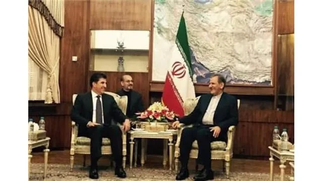 جيهانكيري يؤكدا اصرار بلاده على تعزيز العلاقات الثنائية مع الإقليم