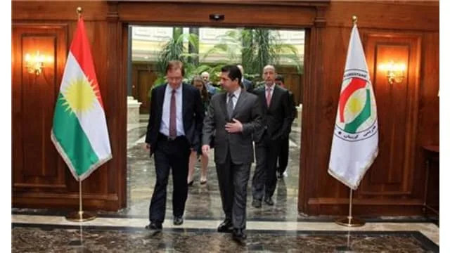 Masrour Barzani meets British Ambassador to Iraq to discuss regional security situation