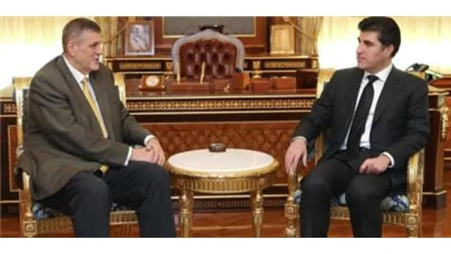 PM Barzani discuss the latest political and security crisis in the region with UN representative to Iraq