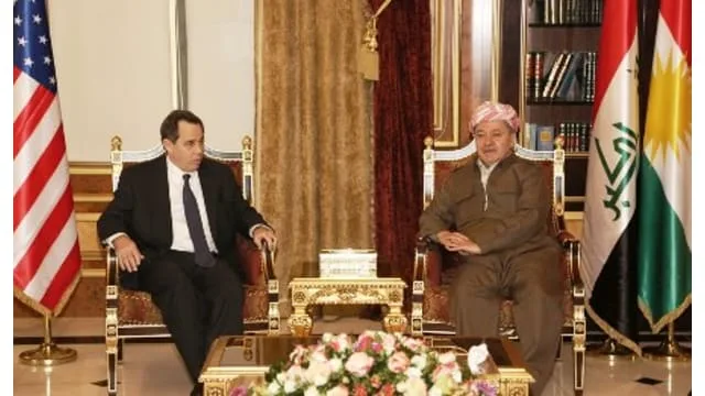 الرئيس البارزاني يستقبل السفير الامريكي لدى العراق