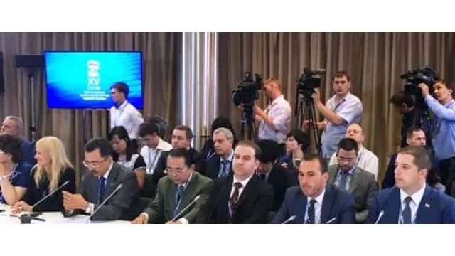President Barzani representative participates at the United Russia party conference