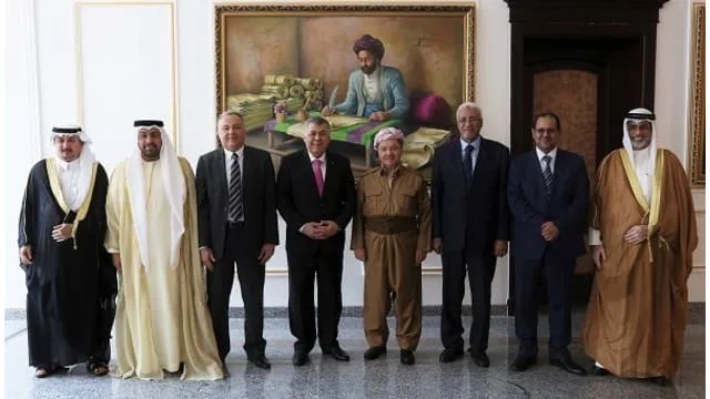 President of Kurdistan Region receives a joint delegation of consuls and representatives of Arab countries in Erbil