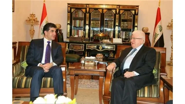 President of the Republic of Iraq receives Prime Minister of Kurdistan
