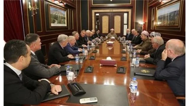Barzani meets US veterans from 1991 Gulf war to mark 25th anniversary