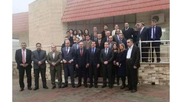 A formal handover ceremony took place at the Kurdistan Democratic Party's Foreign Relations Office