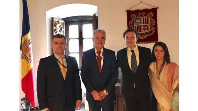 Kurdistan Democratic Party- Foreign Relations Office visits the Parliament of Andorra.