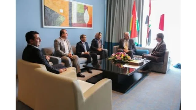 A delegation from KDP-FRO visits the  Consulate General of Japan In Erbil