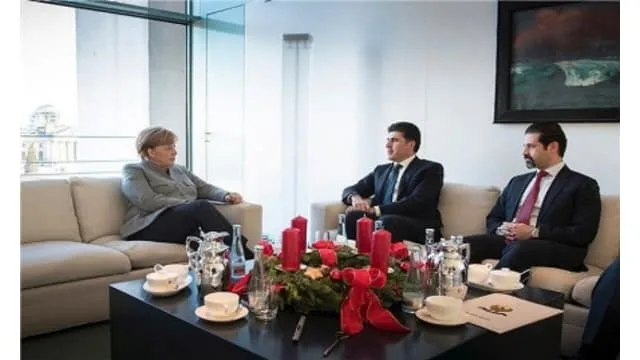 German Chancellor Angela Merkel on Monday reiterated her support for Kurdistan Region’s constitutional rights, and urged Baghdad to return to talks with Erbil.