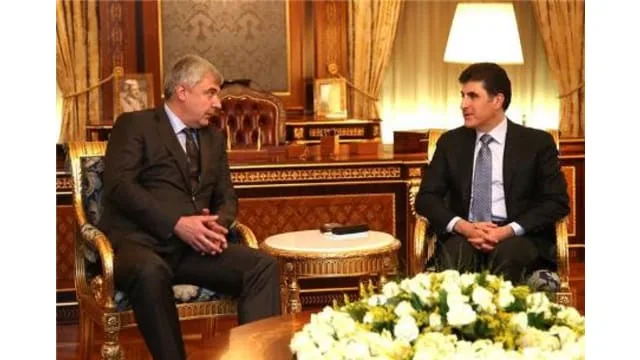 Prime Minister Barzani receives Russian Ambassador to Iraq