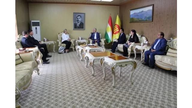 Head of KDP Foreign Relation Office Hoshyar Siwaily received H.E. Mrs. Beata Pęksa, the ambassador of the Republic of Poland to Iraq and Mr. Dominik Musiał, the Polish Consul and Head of Mission of the Republic of Poland to the Kurdistan R